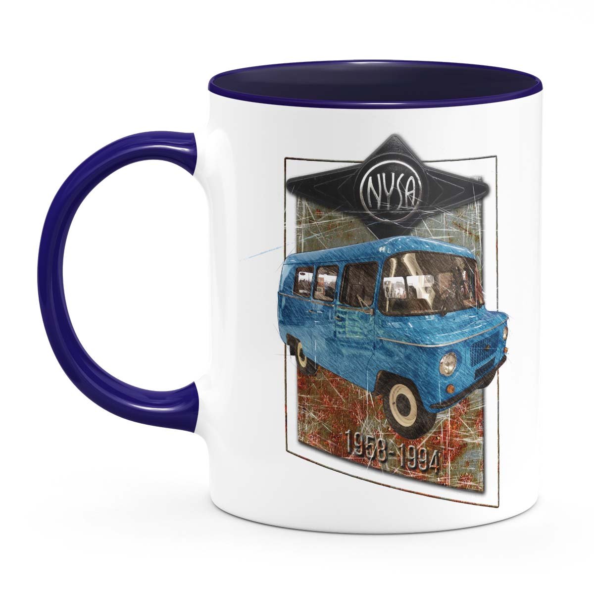 Kubek ZSD Nysa 522 Niebieska Nyska Legenda PRL