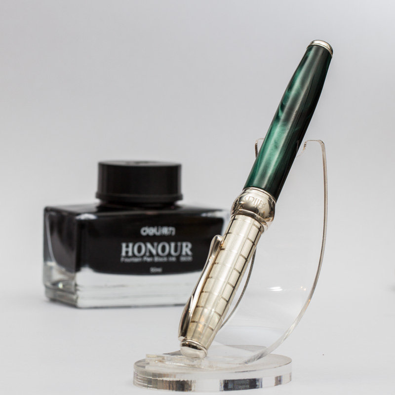 Pióro Grifos Deep Green srebro 925