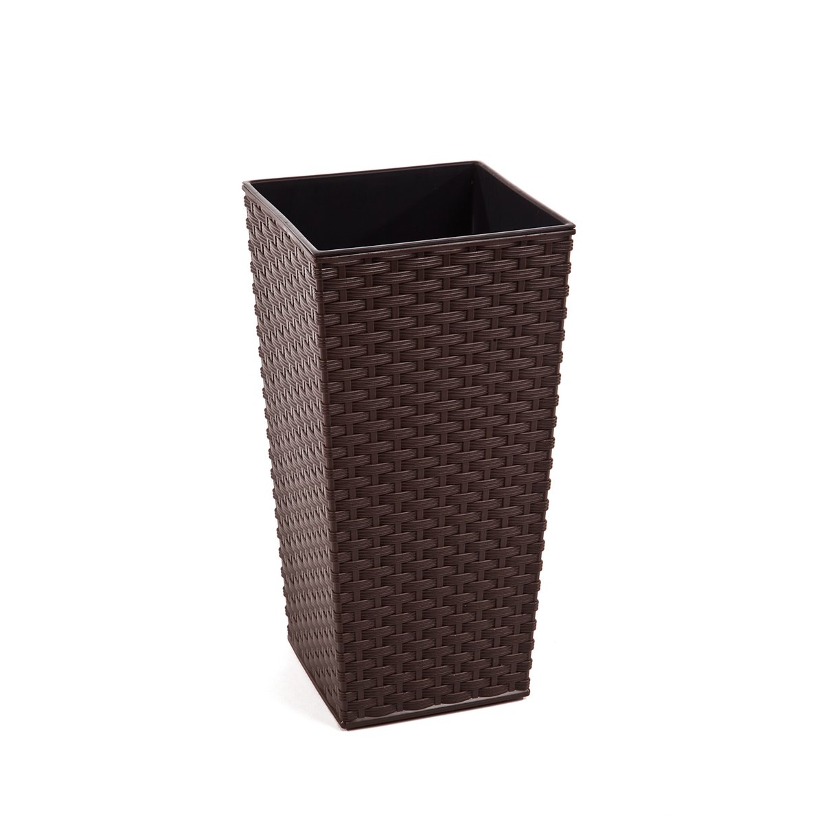 Doniczka wysoka z wkładem rattan Mokka H 753 mm