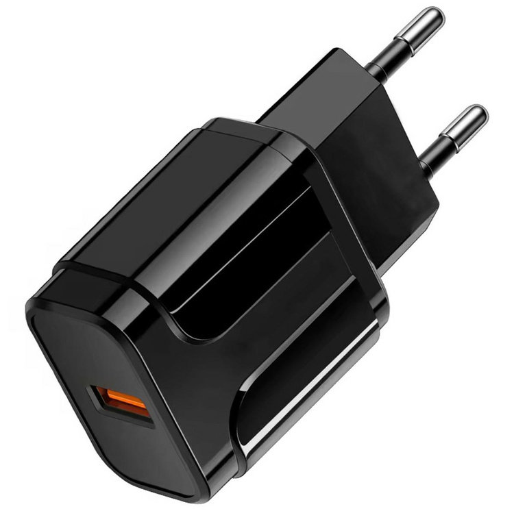 Ładowarka sieciowa quick charge 3.0 USB szybkie ładowanie 18W czarna PLP37G
