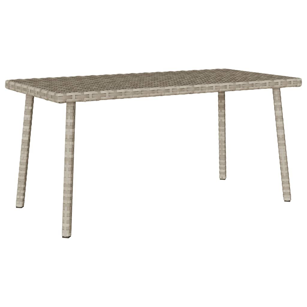 vidaXL Stolik kawowy ogrodowy prostokątny jasnoszary 80x40x37 cm