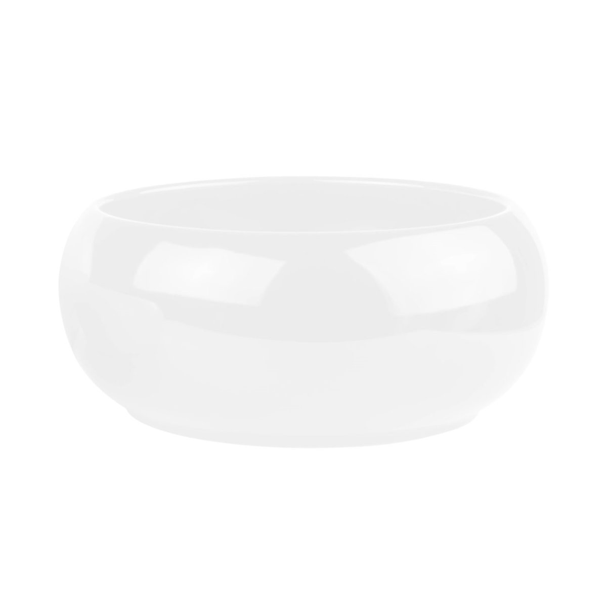 Doniczka osłonka misa ceramiczna biały połysk ø24cm gładka glamour