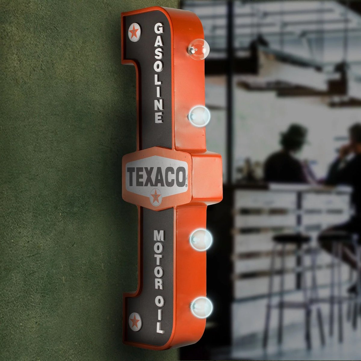 Zdjęcia - Tablica biurowa Podświetlany Szyld 3D, Texaco Of The Wall LED, Magia Świąt zaczyna się u nas