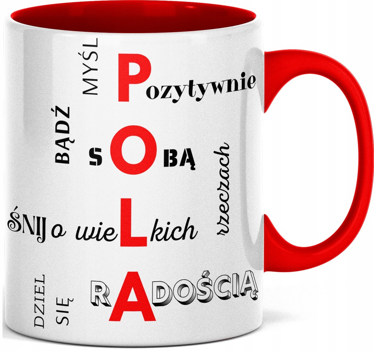 FOTO Kubek imieniem napisem nadrukiem ZDJĘCIEM DLA POLI IMIĘ POLA