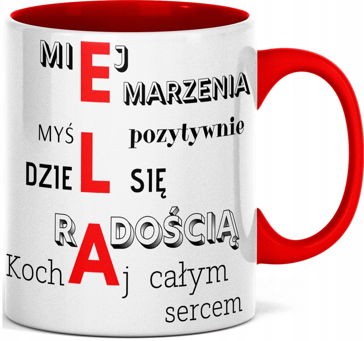 FOTO Kubek imieniem napisem nadrukiem ZDJĘCIEM DLA ELI IMIĘ ELA ELŻBIETA