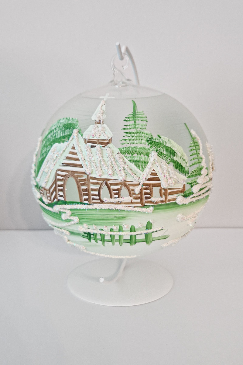 Bombka Świecznik na Boże Narodzenie - Prezent Świąteczny