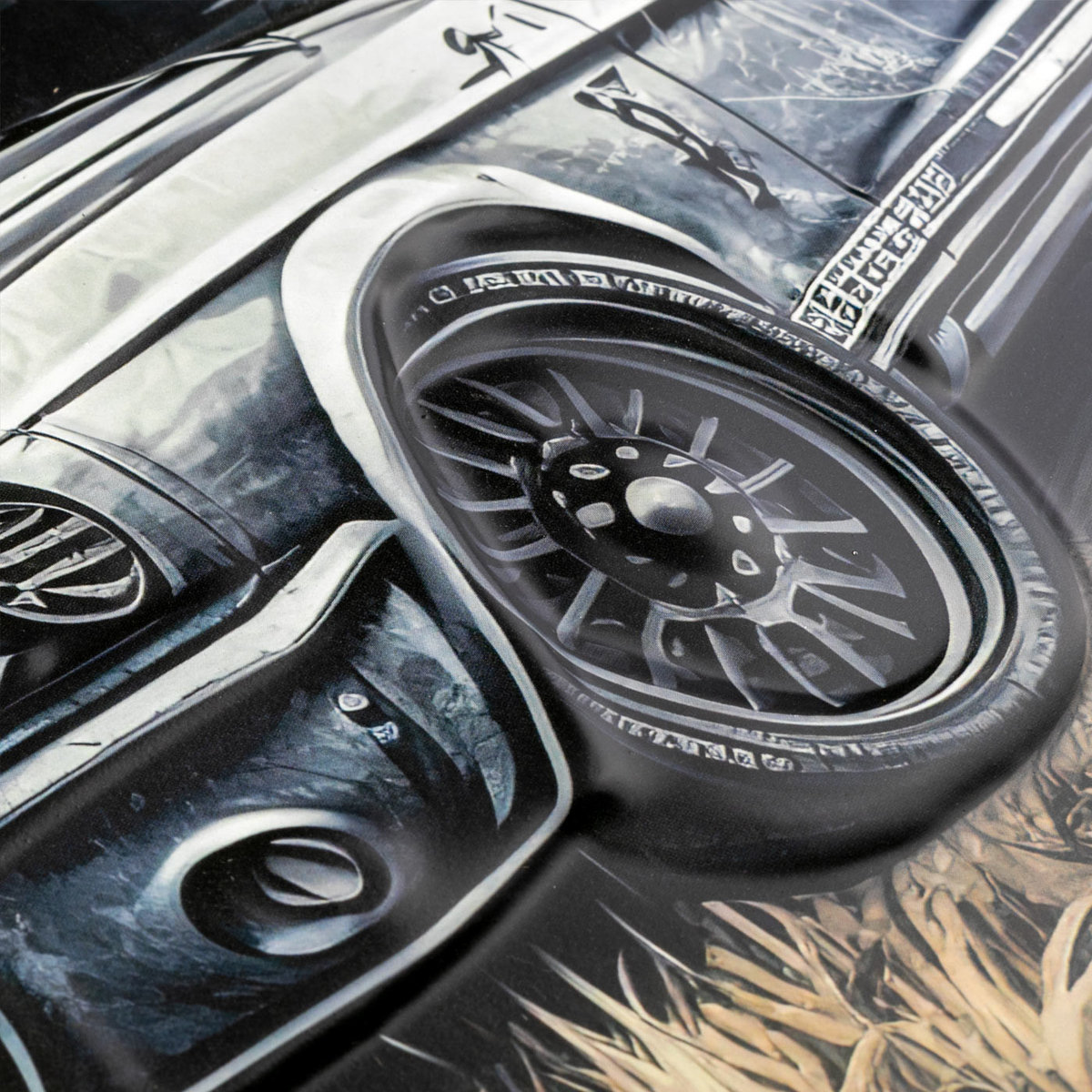 Szyld 3D KAPSEL MUSTANG 38x38,Magia Świąt zaczyna się u nas