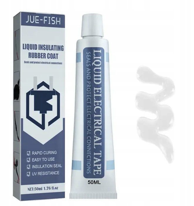 Taśma izolacyjna w Płynie Izolacja WODOODPORNA Biała 50ml