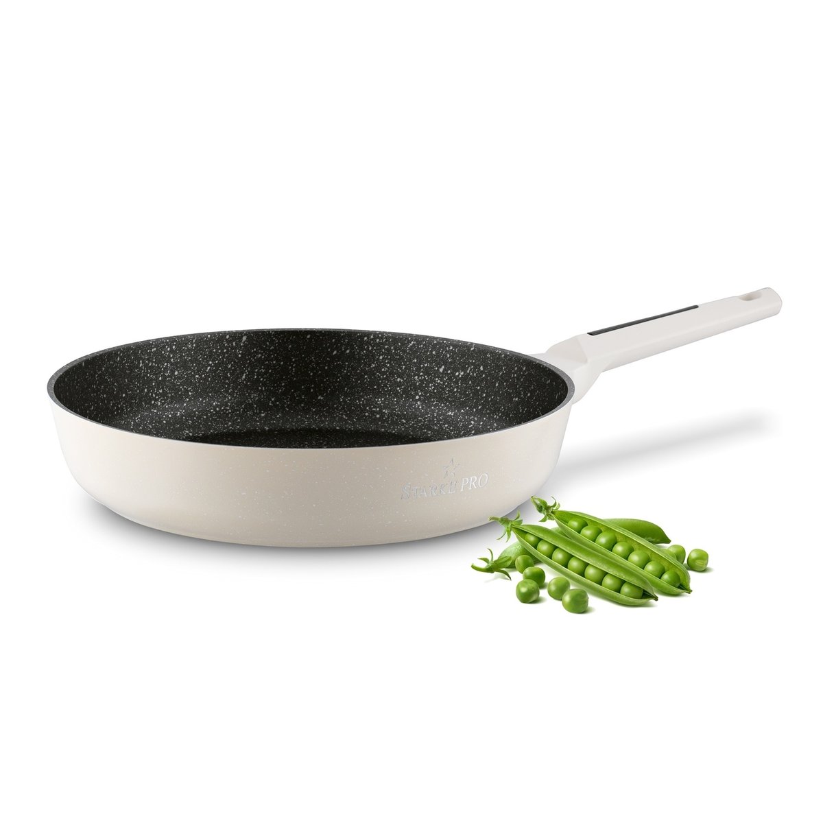 PATELNIA tradycyjna non-stick indukcja GAZ UCHWYT Starke Pro Brule 24 cm