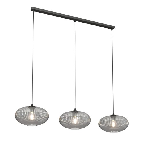 Coco lampa wisząca 3xE27 czarna/grafit 1377/3