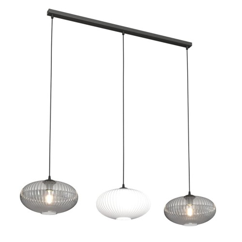 Coco lampa wisząca 3xE27 czarna/mix 1378/3
