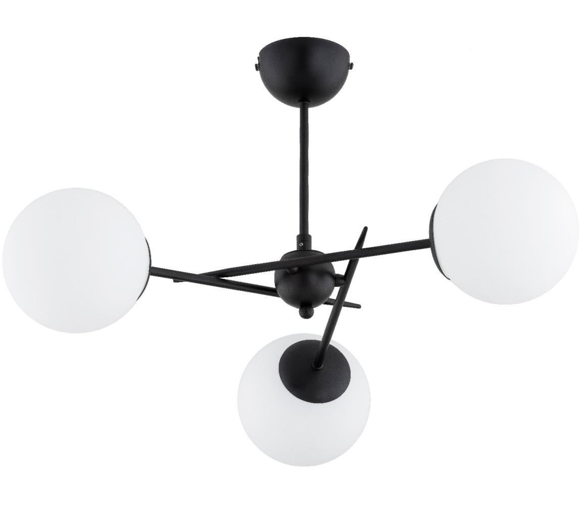 Żyrandol natynkowy PRIMERY 3xE14/10W/230V czarny