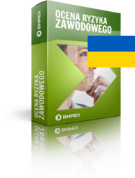 Pracownik administracyjno-biurowy - ocena ryzyka zawodowego w języku polskim i ukraińskim - zestaw / - - -