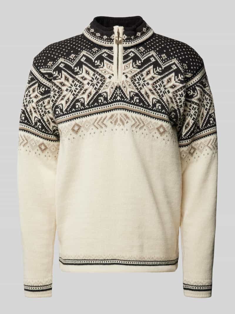 Sweter z dzianiny ze stójką model ‘Vail’