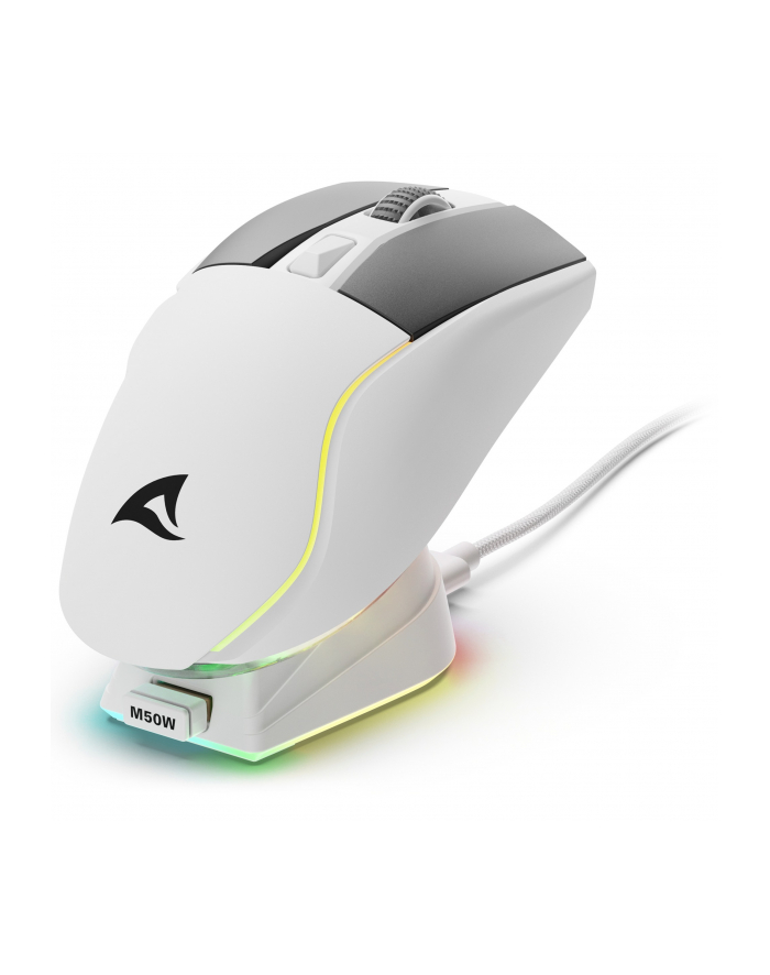 Sharkoon SKILLER SGM50W Kolor: BIAŁY, including charging station