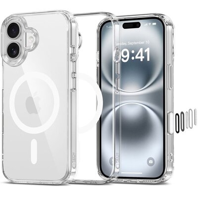 Etui TECH-PROTECT Flexair Hybrid CC do Apple iPhone 16 Przezroczysty