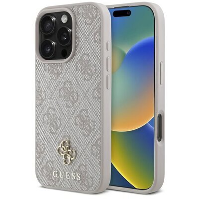 Etui GUESS 4G Small Classic MagSafe do Apple iPhone 16 Pro Max Różowy