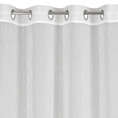 Firana Dekoracyjna Pilar 350 x 250 Przelotki Biały