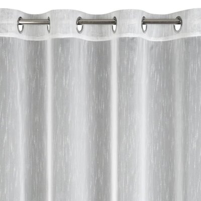 Firana gotowa EUROFIRANY Nessi 140 x 250 cm Biały