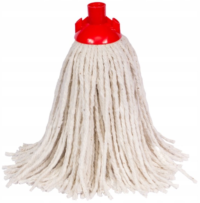 MOP SZNURKOWY BAWEŁNIANY BIAŁY MAXI, 240G, DŁUGI 30CM