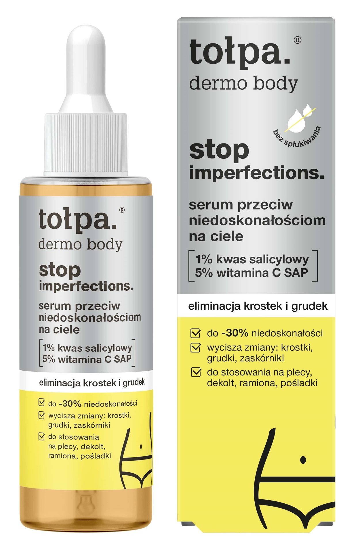 Tołpa Dermo Body Stop Imperfections Żelowe serum na niedoskonałości z kwasem salicylowym