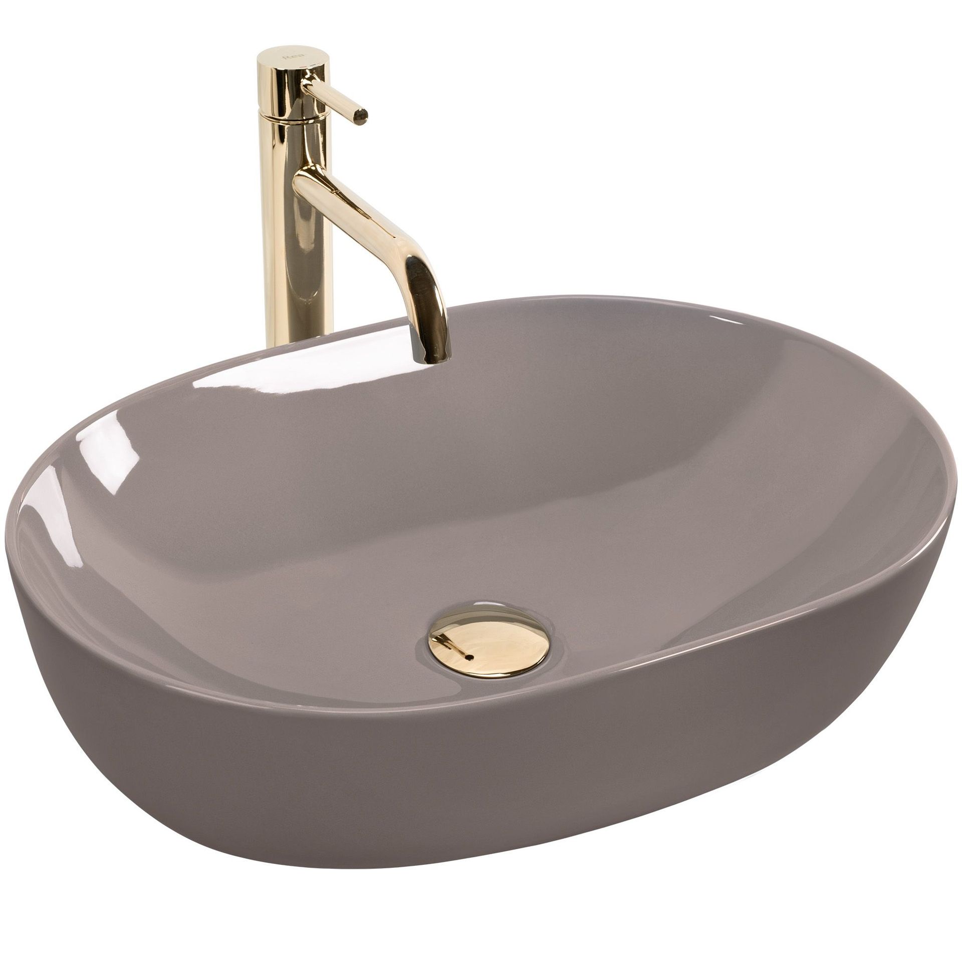 Rea Umywalka nablatowa Rea Lisa Beige Shiny