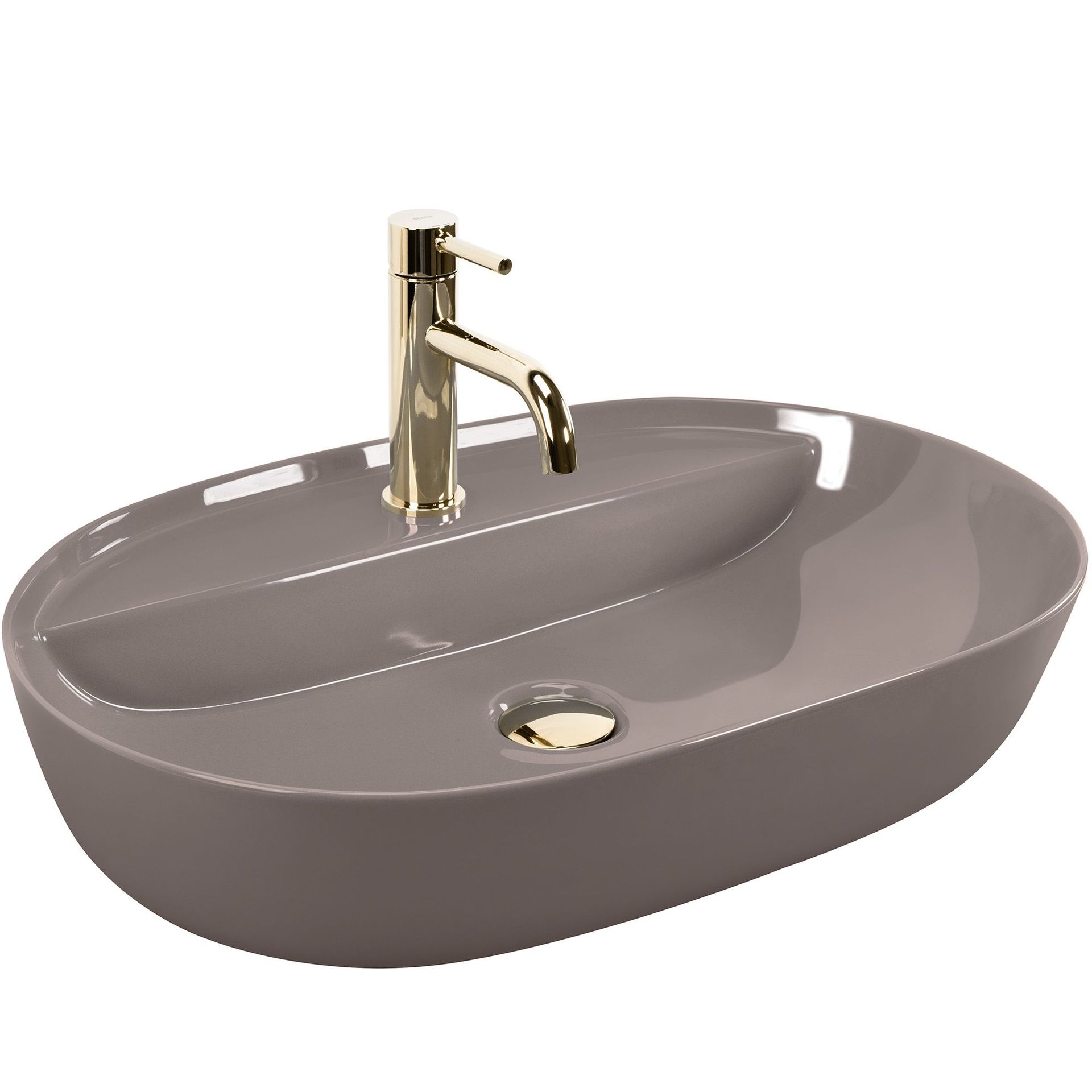 Rea Umywalka REA Aura 61 Beige Shiny