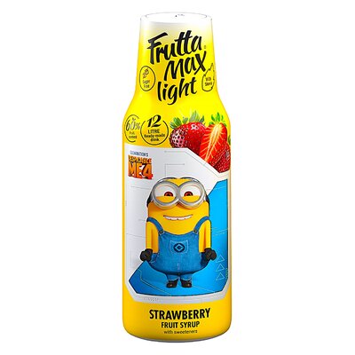 Syrop FRUTTAMAX Truskawka Light Minionki 500 ml
