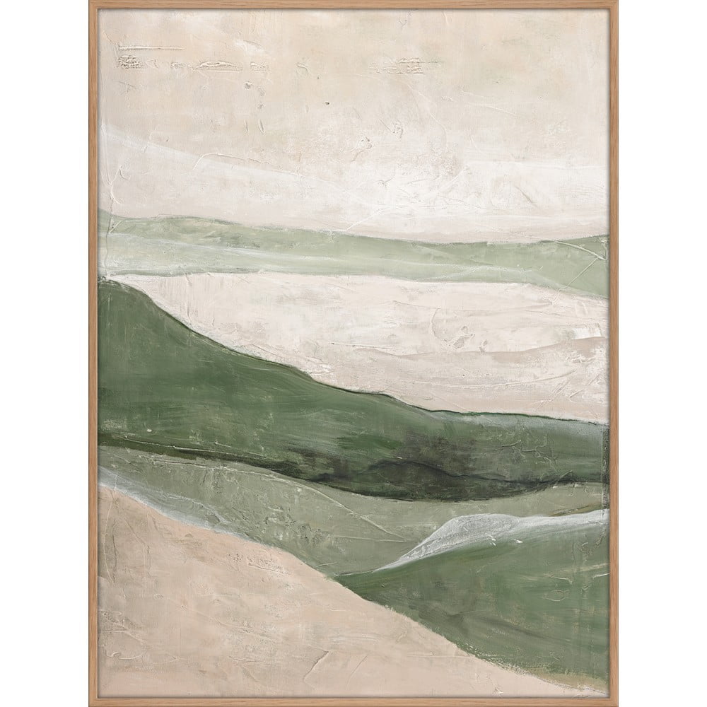 Ręcznie malowany obraz 90x120 cm Green Field – Malerifabrikken