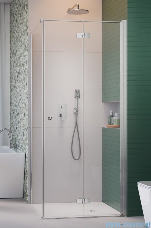 Radaway Fuenta Kdj B kabina 80x80cm prawa chrom połysk szkło przejrzyste 1384081-01-01R/1384051-01-01