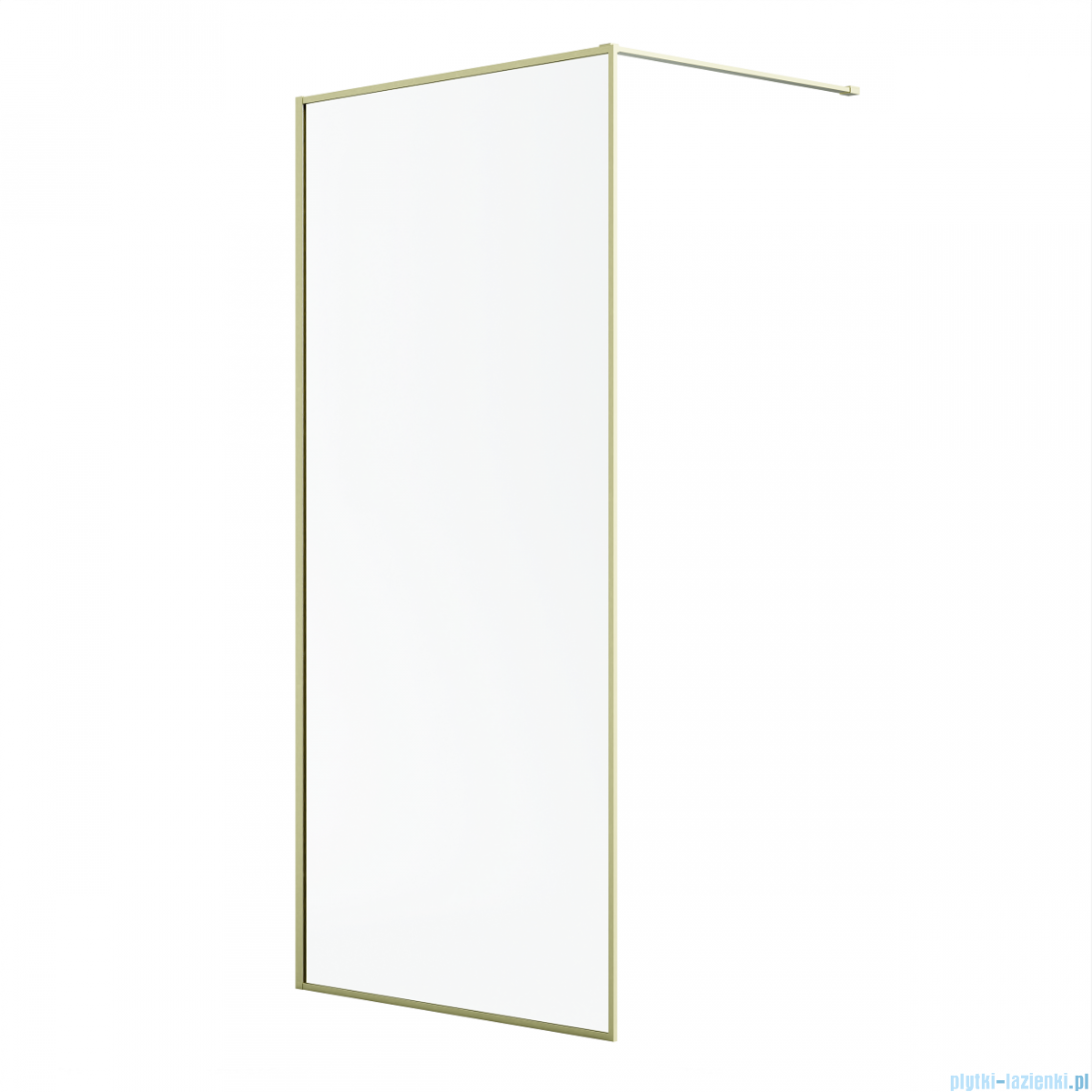 Radaway Modo F II Brushed Copper kabina Walk-in 100x201cm Szczotkowana Miedź szkło przejrzyste 10409104-99-01