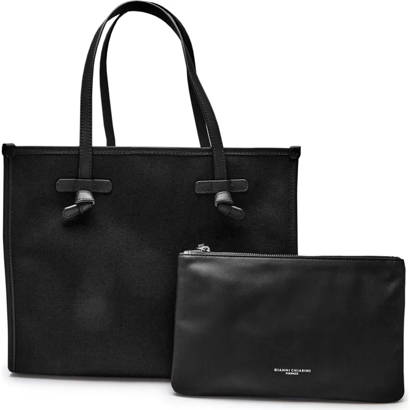GIANNI CHIARINI Shopperka + saszetka Marcella | z dodatkiem skóry