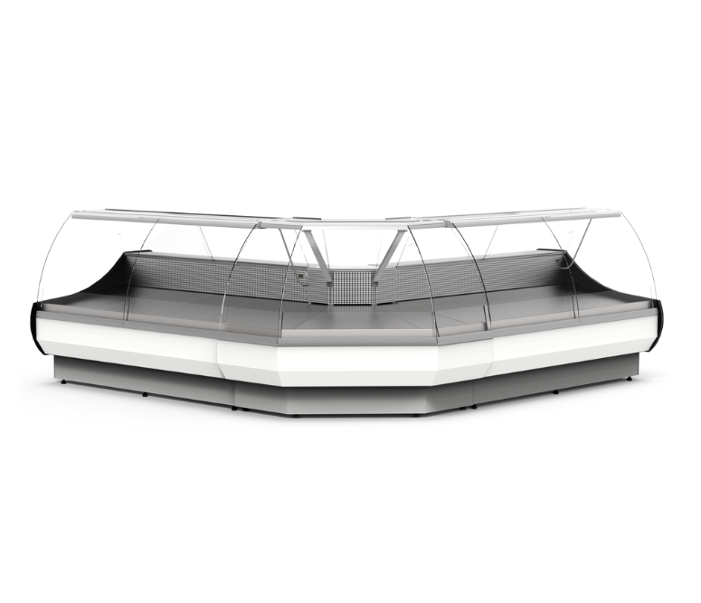 L-kształtny, 6,5-metrowy ciąg chłodniczy 2 x WCh-7-2000 + WCh-7 Nz, agregat wewnętrzny, montaż pod klucz