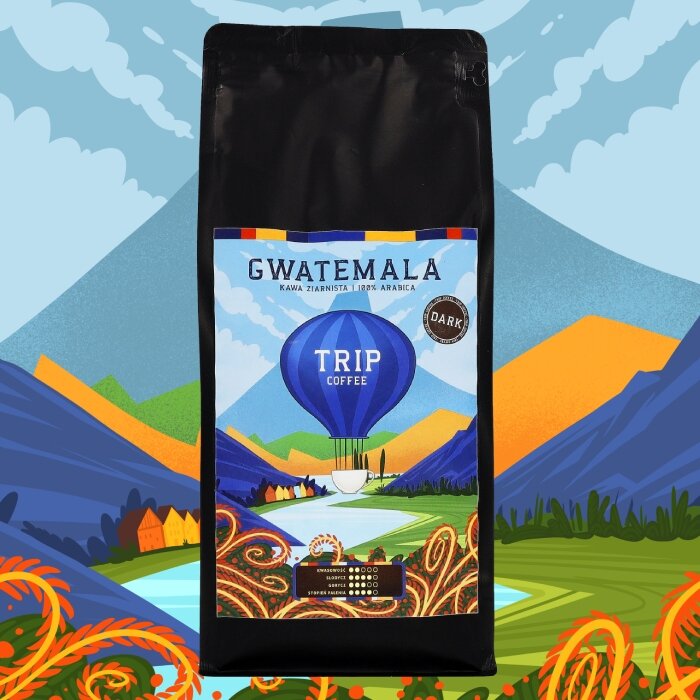 Kawa ziarnista Trip Coffee Gwatemala Dark 1kg