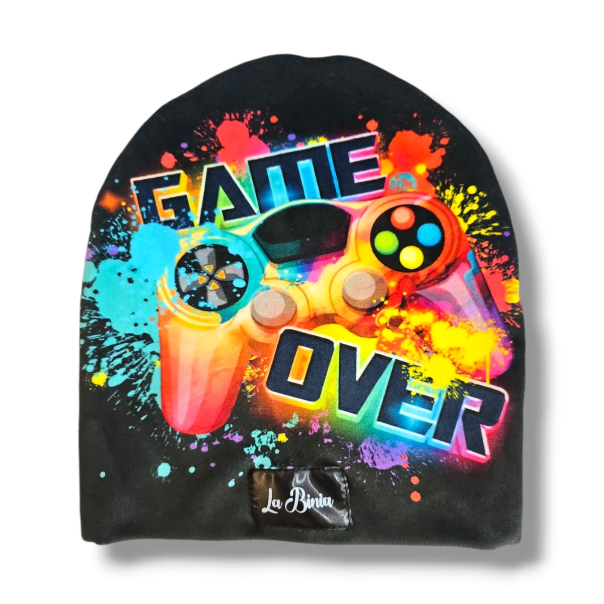Czapka welurowa dziecięca PAD GAME OVER