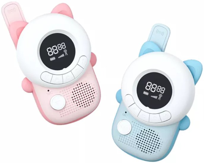 2x WALKIE TALKIE DLA DZIECI ŁOKI TOKI KRÓTKOFALÓWKI NA PREZENT zasięg 3KM
