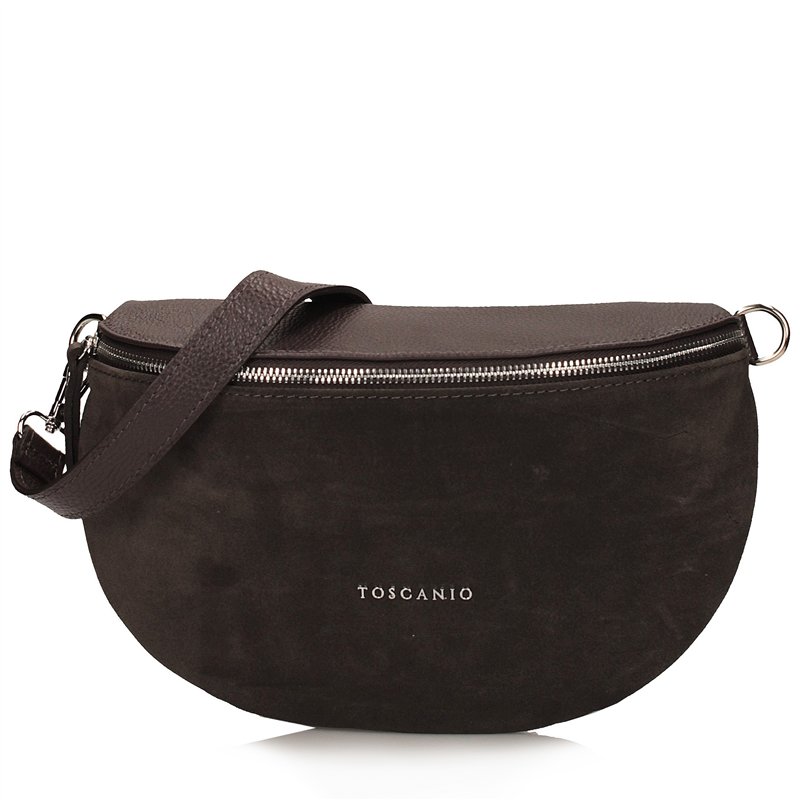 Torebka skórzana Toscanio F274 nerka