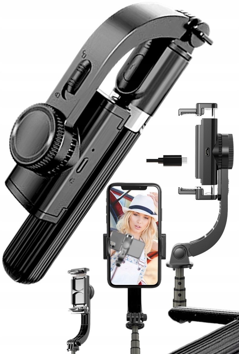 SELFIE STICK TRIPOD GIMBAL STABILIZATOR DO SAMSUNG PRO UCHWYT NA TELEFON AI