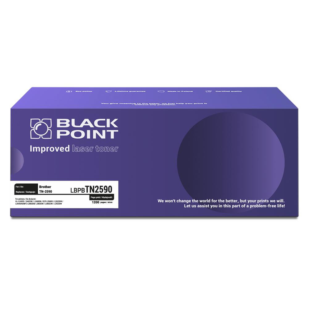 Toner Black Point LBPBTN2590 zamiennik Brother TN-2590 black