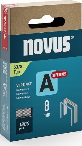 Novus Zszywki typ A 53/8 NOVUS super twarde [1800 szt.]