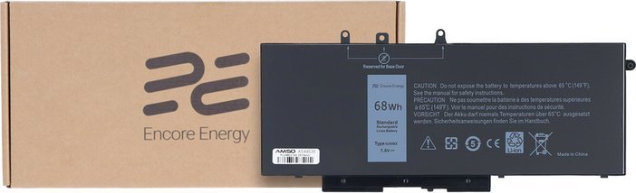 Bateria Encore Energy Nowa bateria Encore Energy do Dell Latitude 5280 5290 5480 5490 5491 5495 5580 5590 5591 Precision 3520 3530 7.6V 68Wh 8950mAh GJKNX