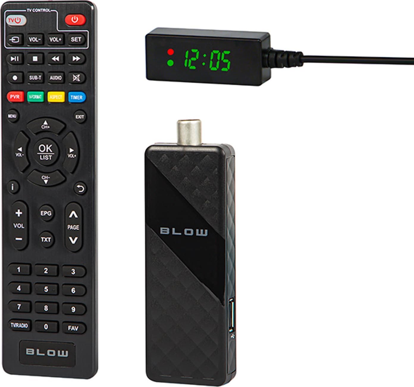 Tuner TV Blow Dekoder Tuner DVB-T2 Blow 6000FHD mini
