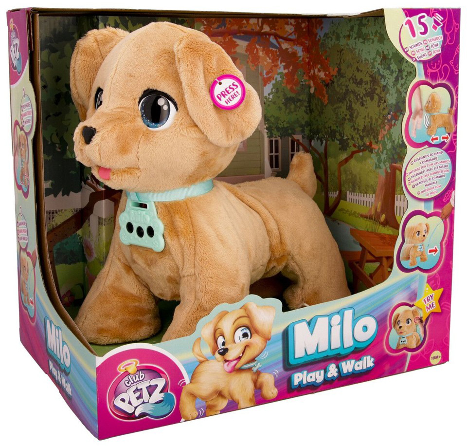 Interaktywny pies Club Petz Milo Play & Walk (8421134081314)