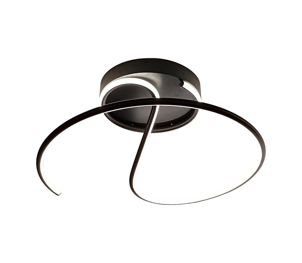 LED Żyrandol natynkowy DELTA LED/30W/230V czarny