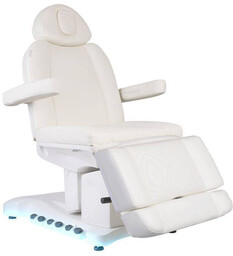 Fotel kosmetyczny elektr. azzurro 708b exclusive 4 siln. podgrzewany
