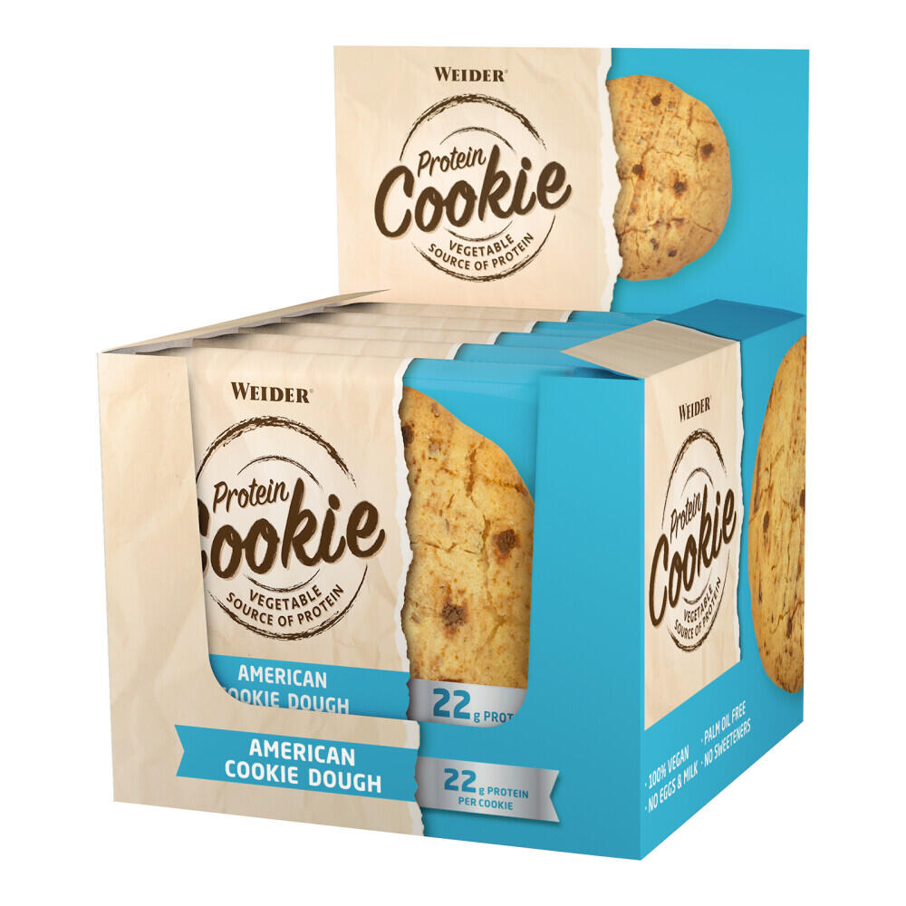 Weider - Ciastko Białkowe, Amerykańskie Ciasto, 12 x 90g