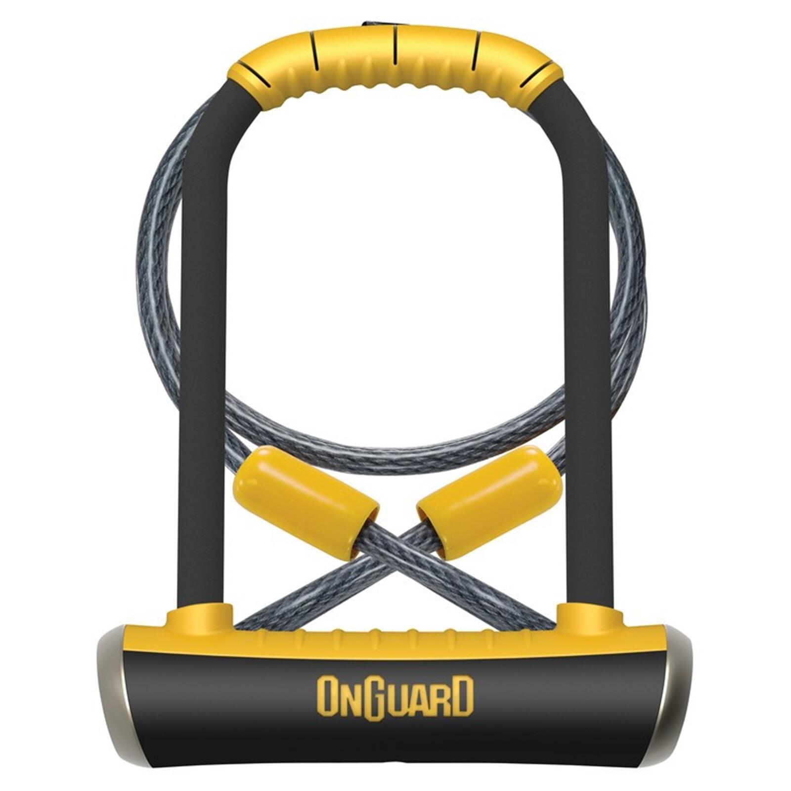 Onguard Zapięcie rowerowe PitBull DT 8005 U-LOCK 14mm 115mm 230mm 5 x Klucze z kodem + linka 10mm 120cm ONG-8005 SS16