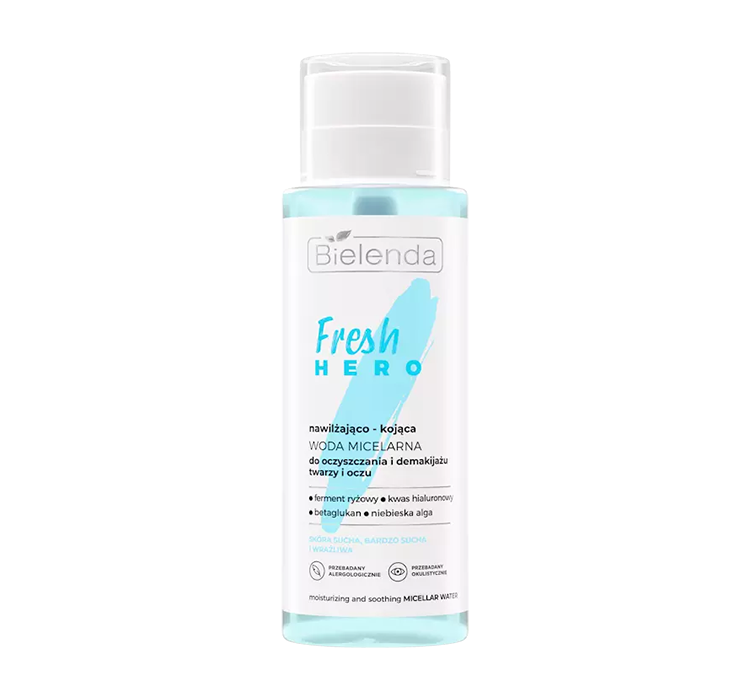 Bielenda Fresh Hero nawilżająco-kojąca woda micelarna 400ml