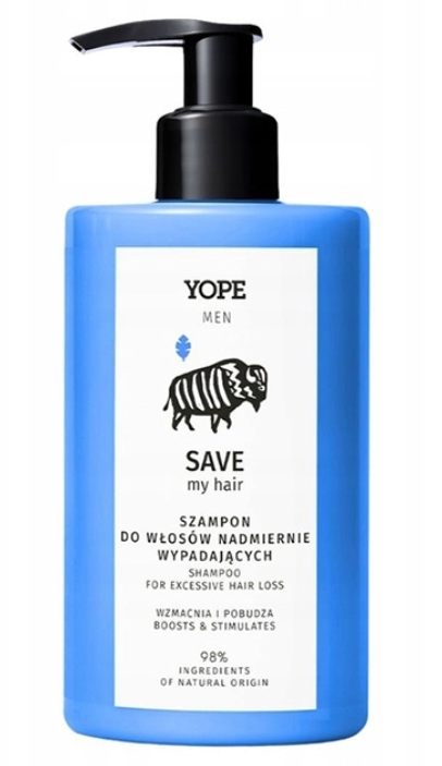 Yope Men Save My Hair Nadmierne wypadanie Szampon do włosów
