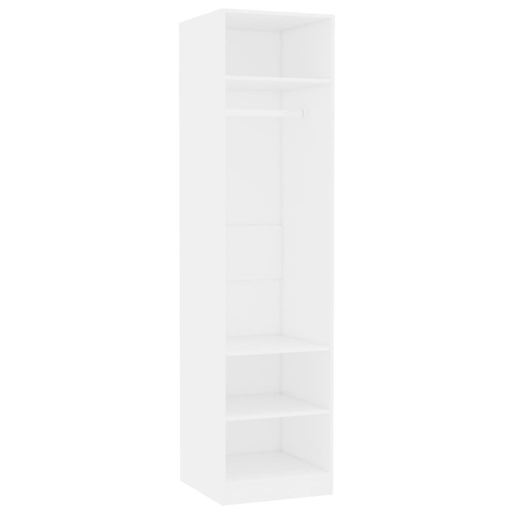 Szafa, biała, 50x50x200 cm, materiał drewnopochodny